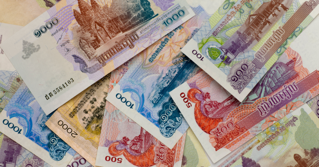 カンボジアの現地通貨リエル