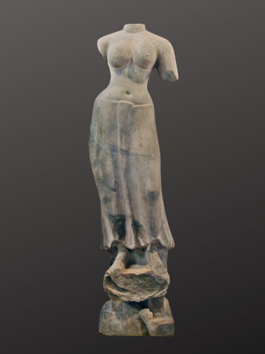 クメ－ルの 石像NO2 「サンポ－ル プレイ クック 7世紀」-