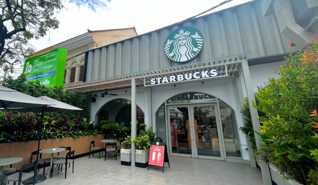 Cambodia Starbucks