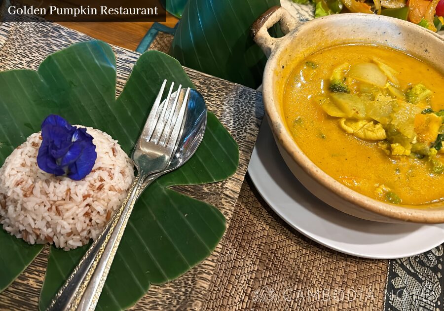 コスパ良く美味しいカンボジア
料理が楽しめる「Golden Pumpkin Restaurant」