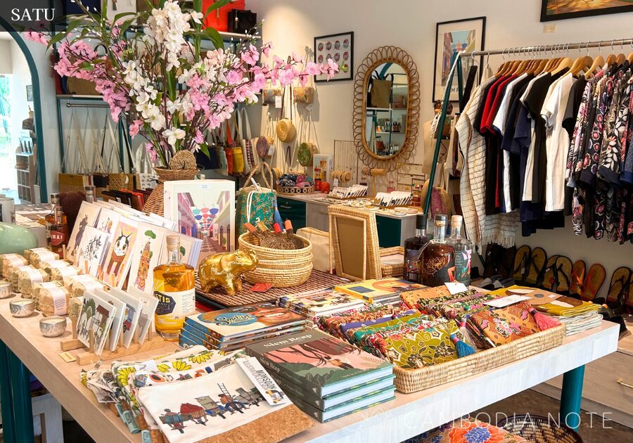 シェムリアップにあるおしゃれなセレクトショップ「SATU」