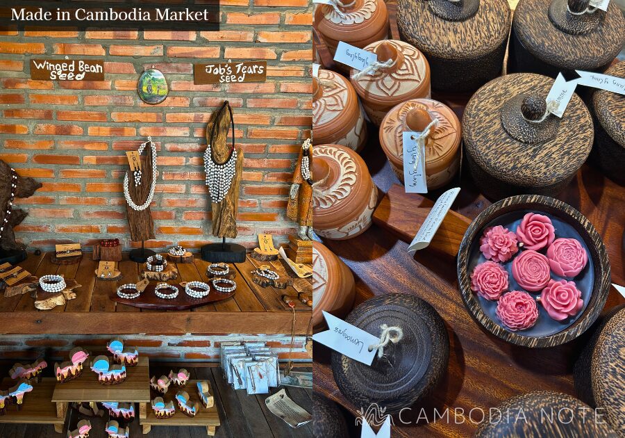 カンボジア産のハンドメイド製品などが揃う「Made in Cambodia Market」