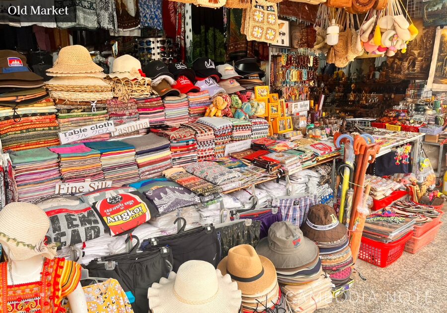 シェムリアップの中心部にある「Old Market」は観光地としても人気