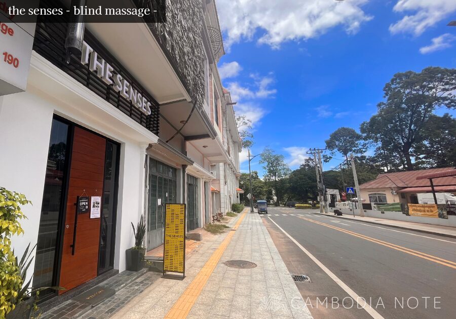 カンボジア・シェムリアップにある実力派マッサージ店「the senses - blind massage -」。視覚に障がいのあるプロのセラピストが担当