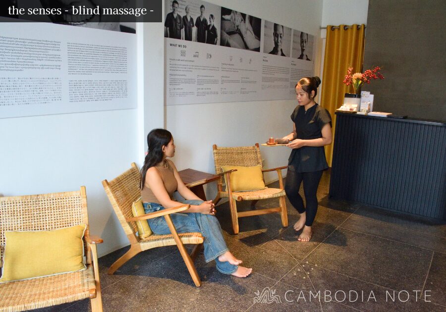 カンボジア・シェムリアップにある実力派マッサージ店「the senses - blind massage -」。視覚に障がいのあるプロのセラピストが担当