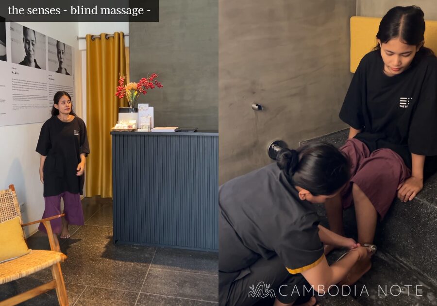 カンボジア・シェムリアップにある実力派マッサージ店「the senses - blind massage -」。視覚に障がいのあるプロのセラピストが担当