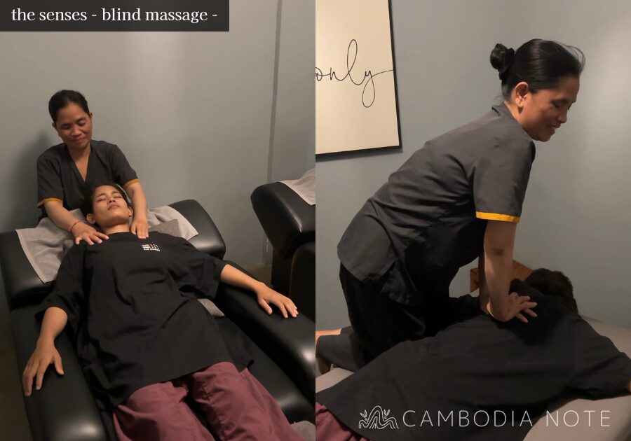 カンボジア・シェムリアップにある実力派マッサージ店「the senses - blind massage -」。視覚に障がいのあるプロのセラピストが担当