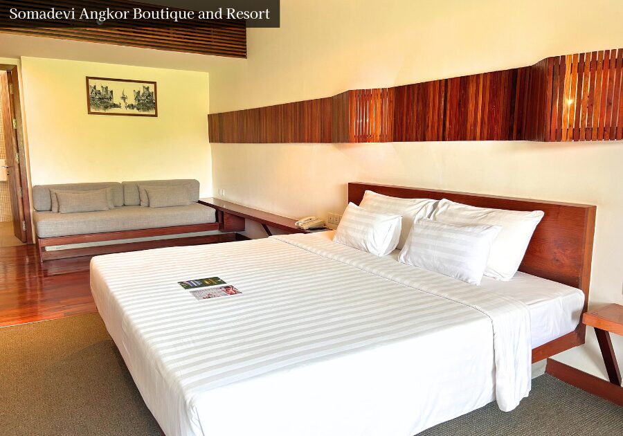 シェムリアップ中心部のホテル「Somadevi Angkor Boutique & Resort」の外観