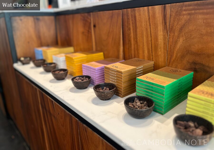 WAT Chocolateでは試食もできる