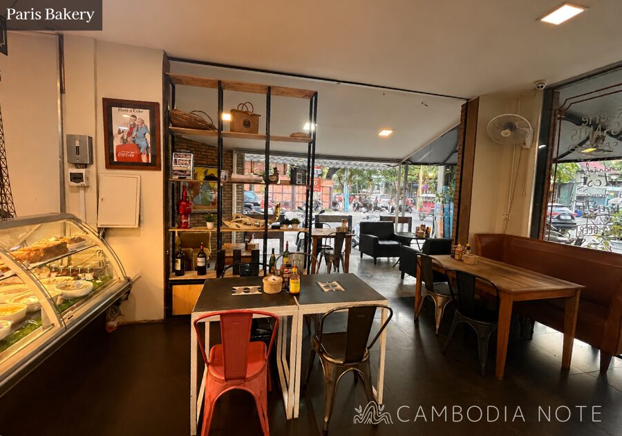 Paris Bakeryの店内